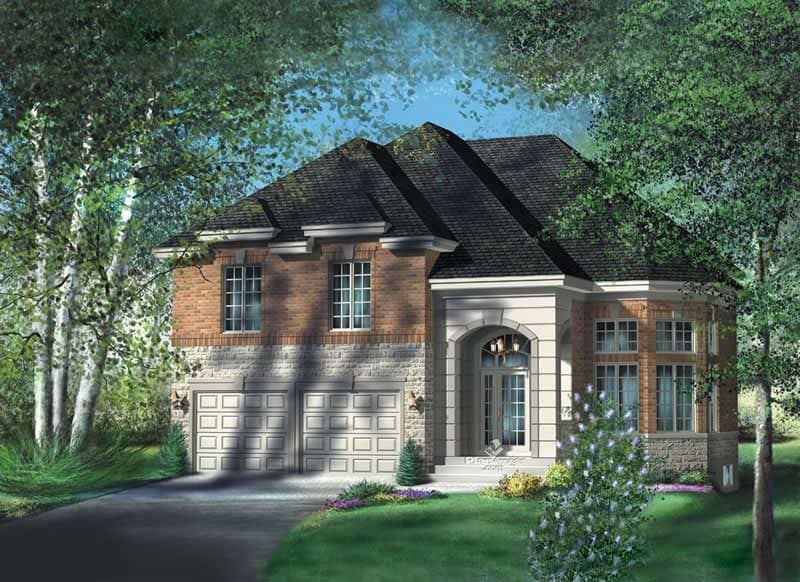 Multi-Level home (ThePlanCollection: Plan #157-1275)