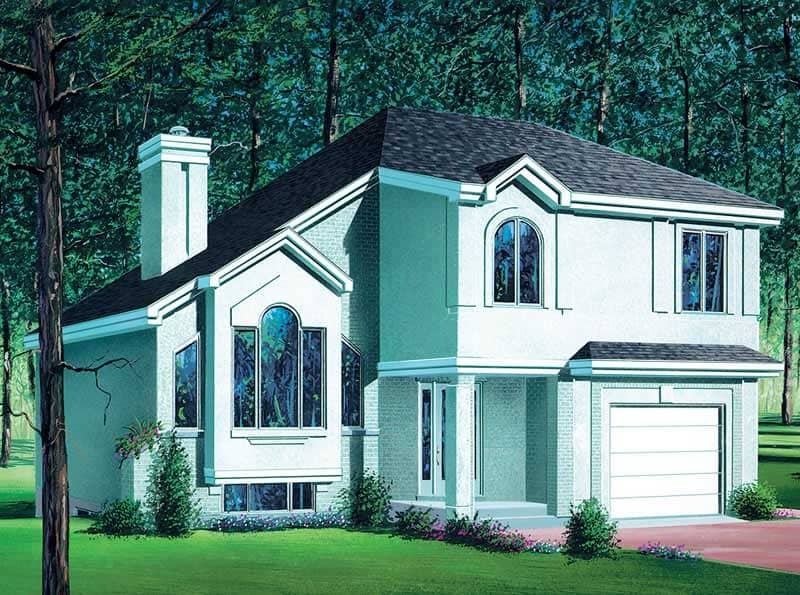 Craftsman home (ThePlanCollection: Plan #157-1286)