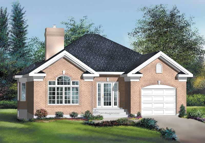 Craftsman home (ThePlanCollection: Plan #157-1301)