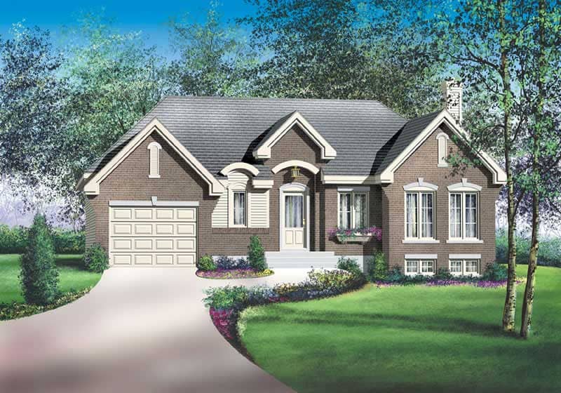 Craftsman home (ThePlanCollection: Plan #157-1302)