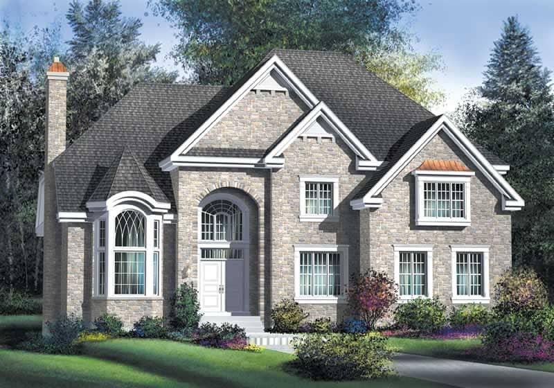 Multi-Level home (ThePlanCollection: Plan #157-1320)