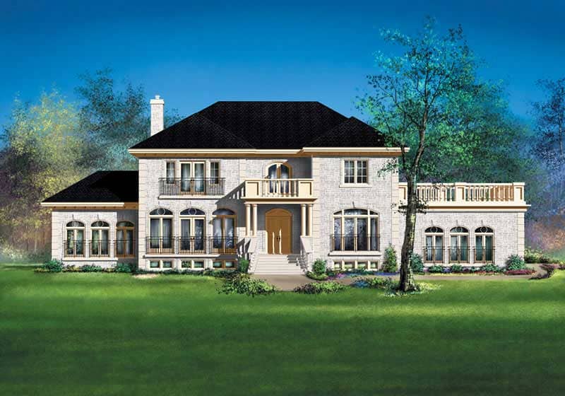 Multi-Level home (ThePlanCollection: Plan #157-1403)