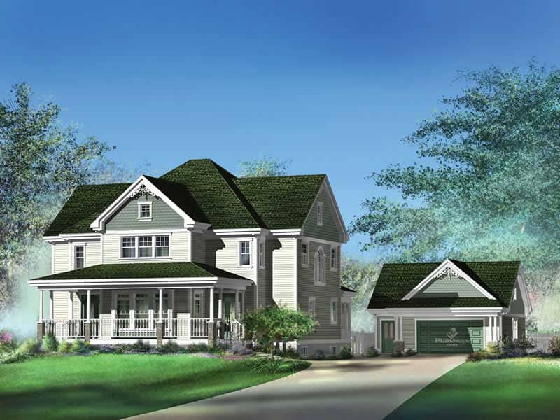 Multi-Level home (ThePlanCollection: Plan #157-1592)