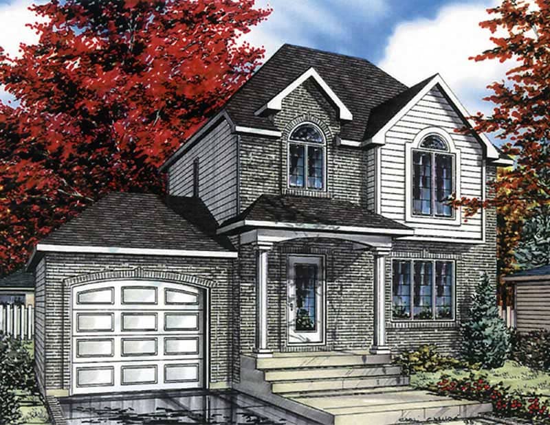 Color Rendering of this house plan