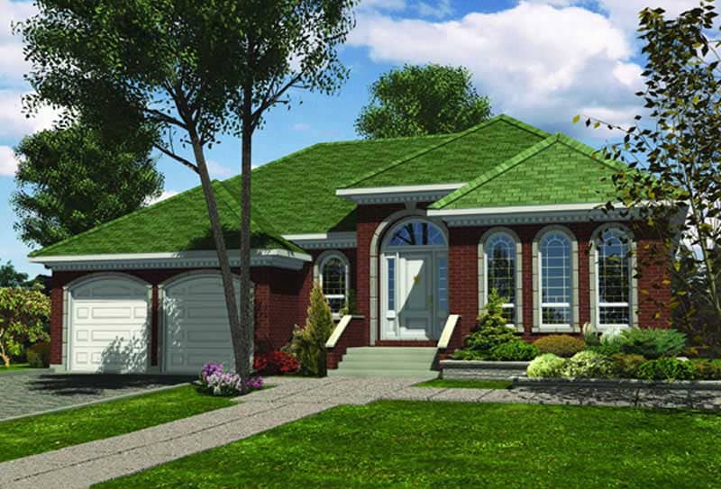 Color Rendering of this house plan