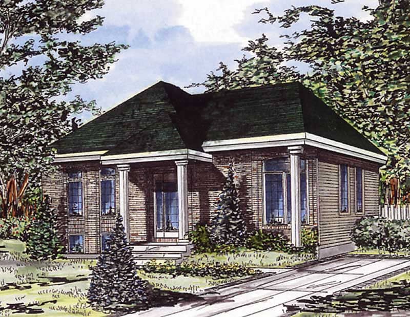 Color Rendering of this house plan