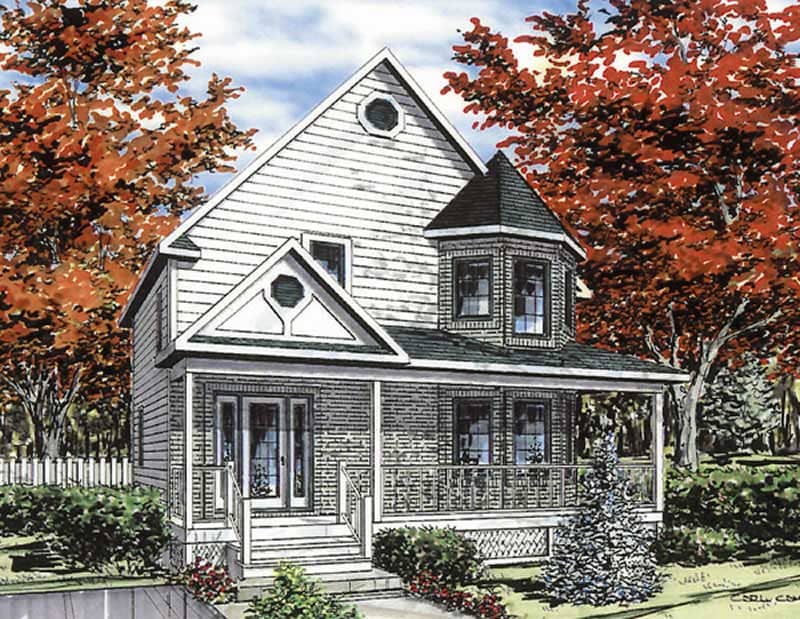 Color Rendering of this house plan