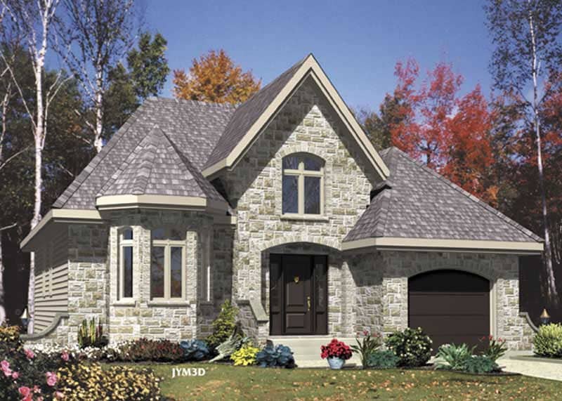 Color Rendering of this house plan