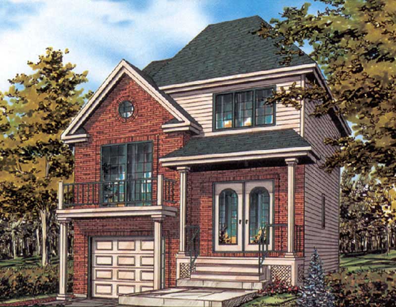 Color Rendering of this house plan