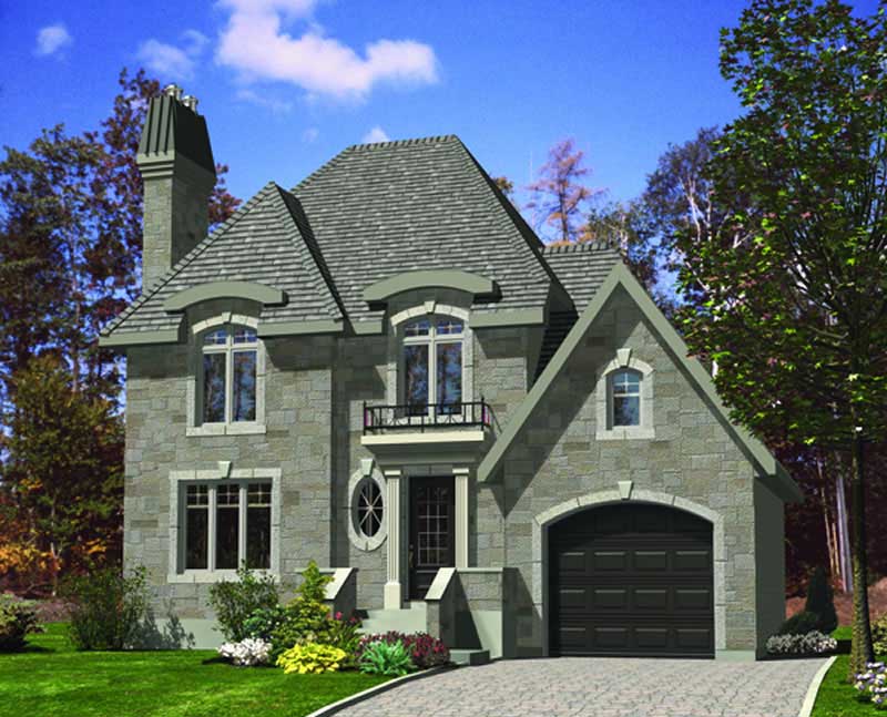 Color Rendering of this house plan