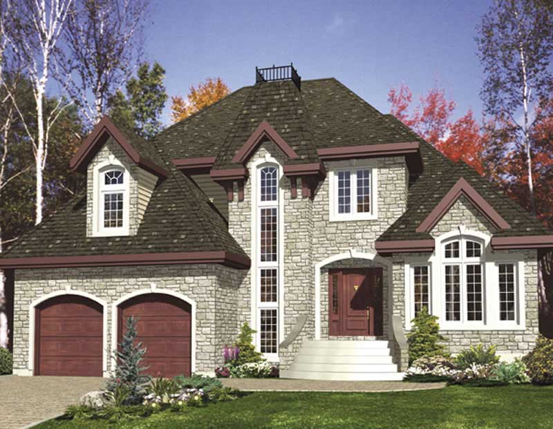 Color Rendering of this house plan