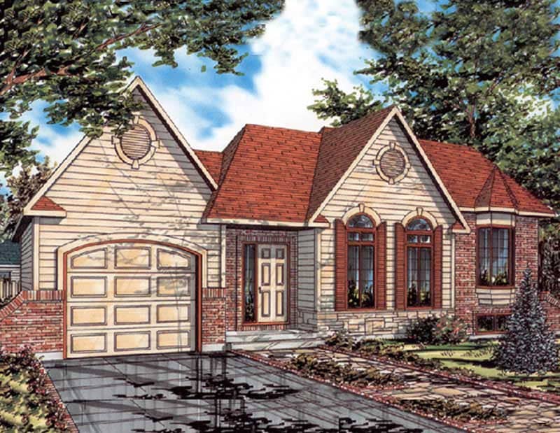 Color Rendering of this house plan
