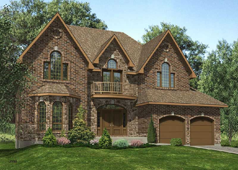 Color Rendering of this house plan