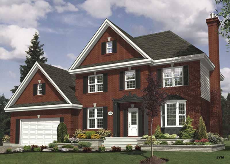 Color Rendering of this house plan