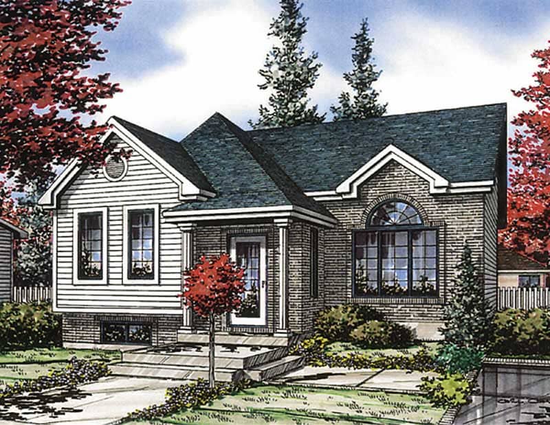 Color Rendering of this house plan