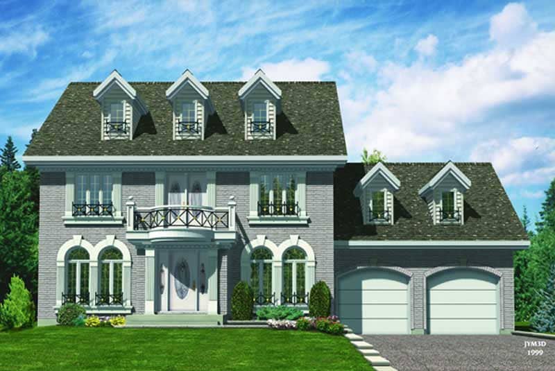 Color Rendering of this house plan