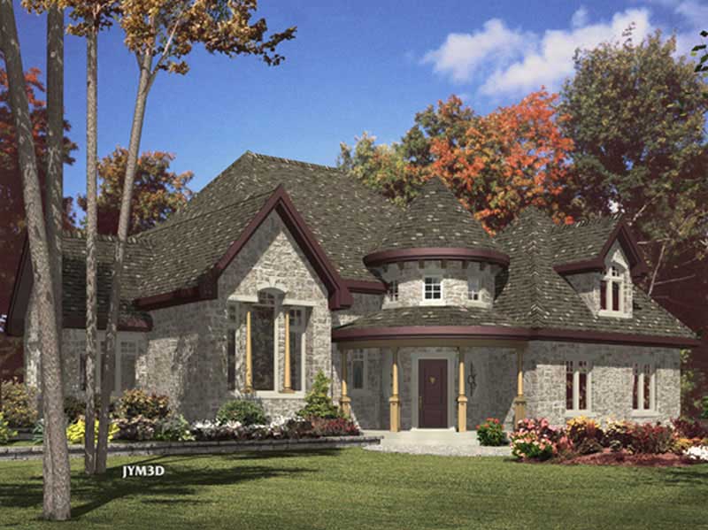 Color Rendering of this house plan