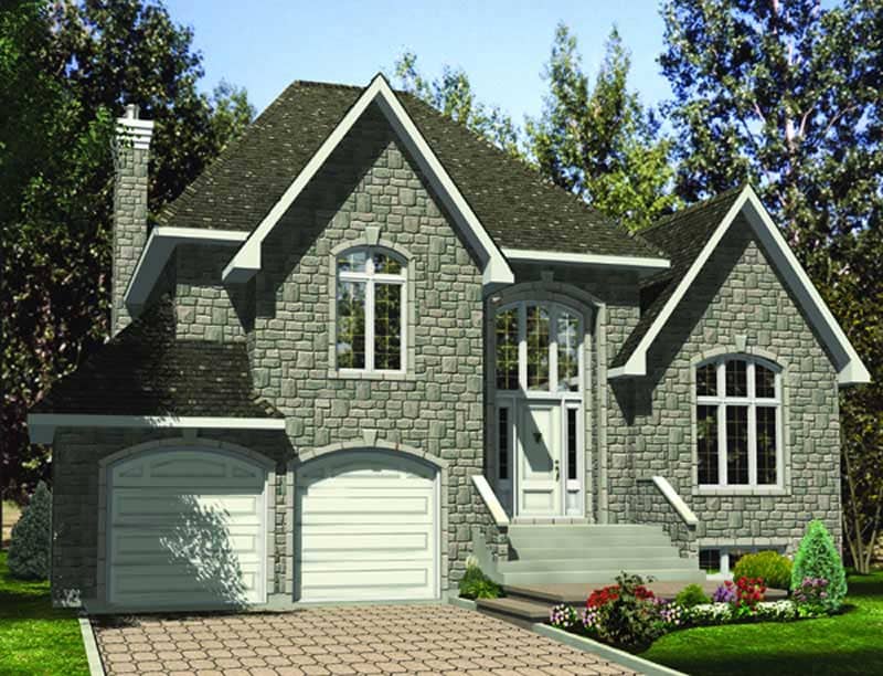 Color Rendering of this house plan