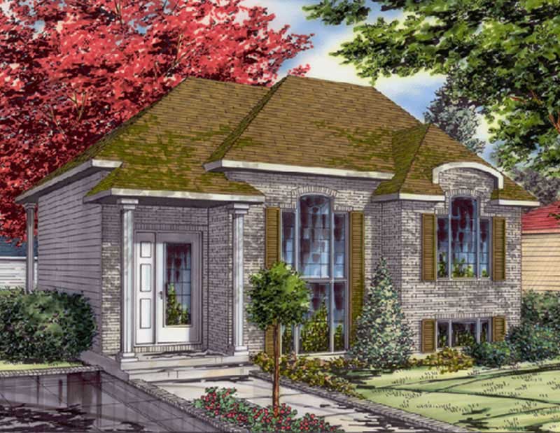 Color Rendering of this house plan