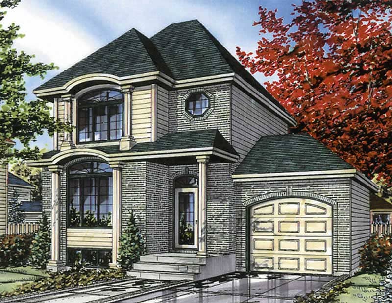 Color Rendering of this house plan