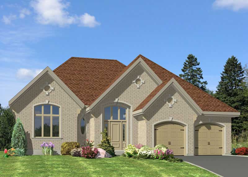 Color Rendering of this house plan