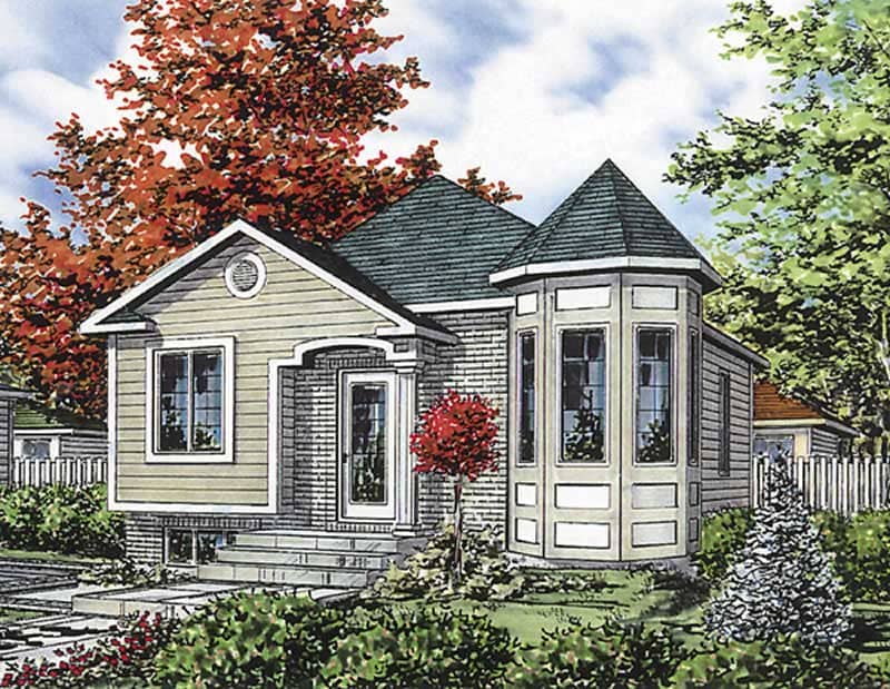 Color Rendering of this house plan
