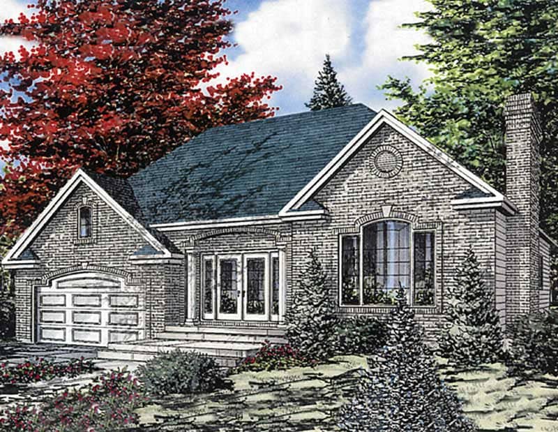 Color Rendering of this house plan