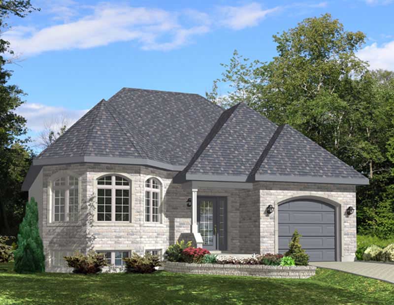 Color Rendering of this house plan