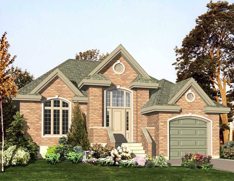 Color Rendering of this house plan