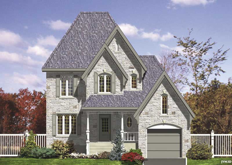 Color Rendering of this house plan