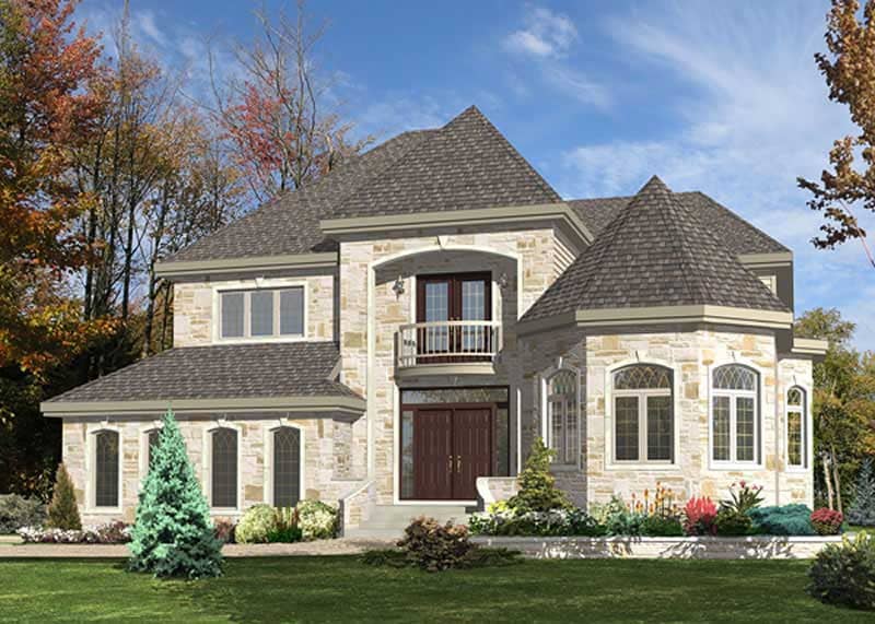 Color Rendering of this house plan