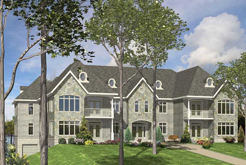 Color Rendering of this house plan