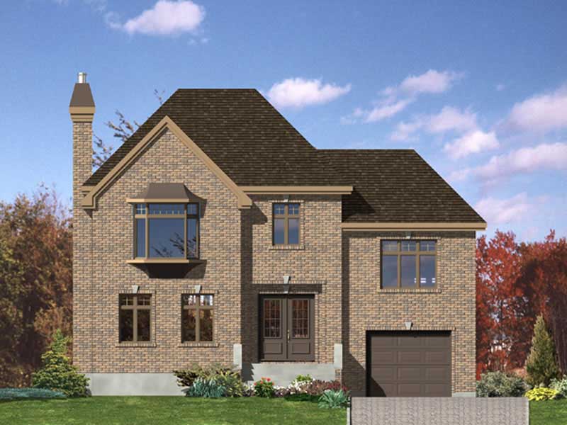 Color Rendering of this house plan