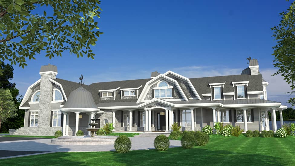 Cottage home (ThePlanCollection: Plan #158-1297)