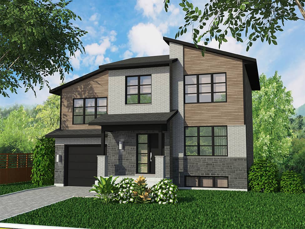 Front elevation of Cottage home (ThePlanCollection: House Plan #158-1313)