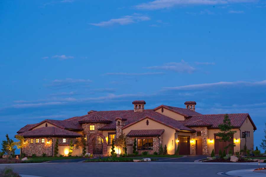 Luxury Tuscan home (ThePlanCollection: Plan #161-1041)
