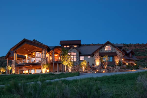 Beautiful color photograph of House plan #161-1051