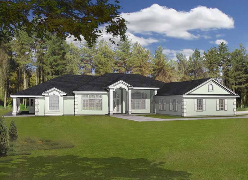 Main image for house plan # 19022