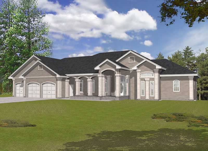 Main image for house plan # 19023