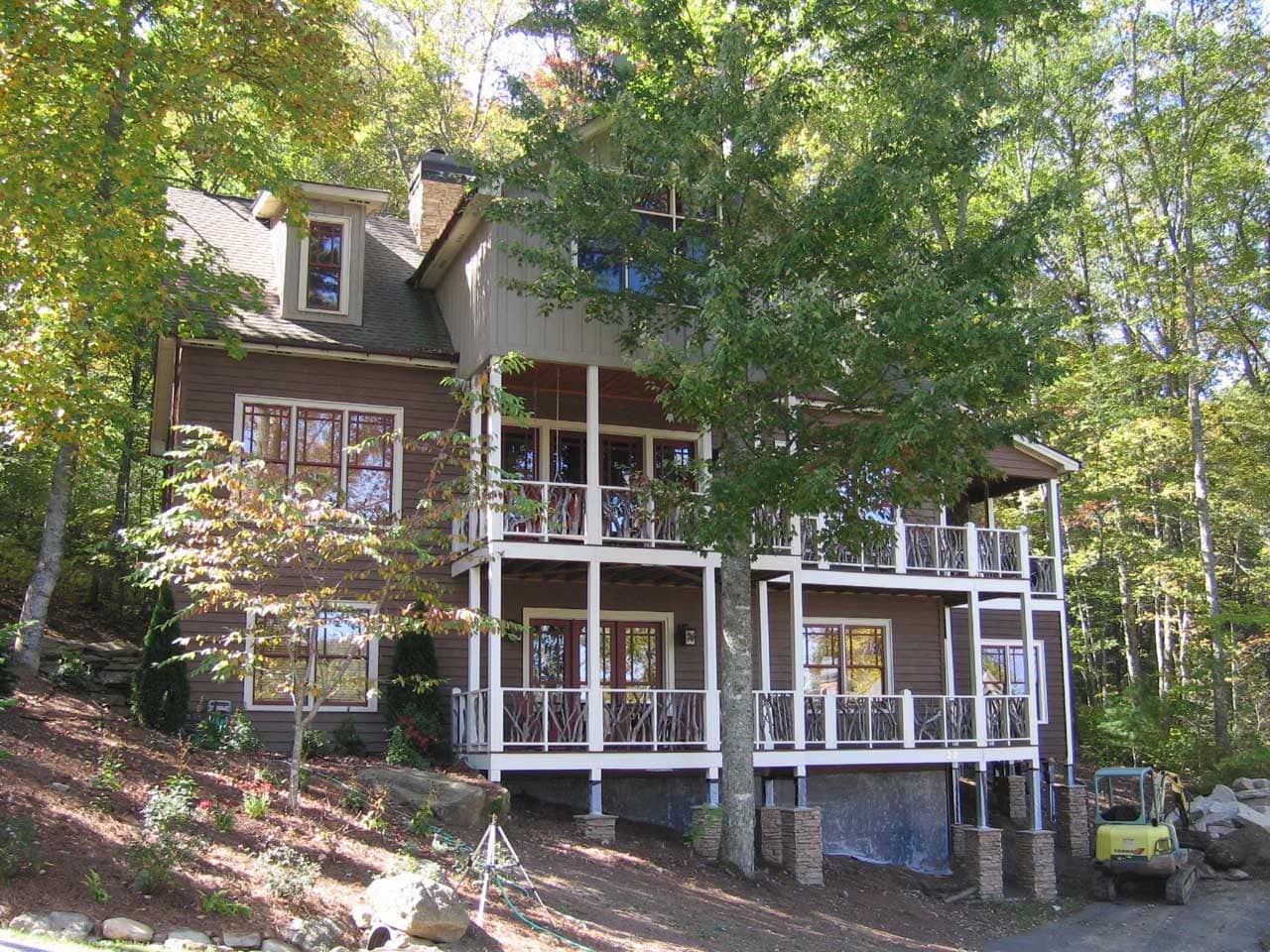 Here is a color photo of these Traditional Home Plans.