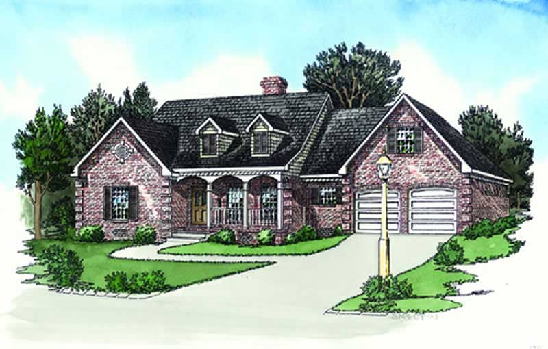 Color Rendering of this house plan
