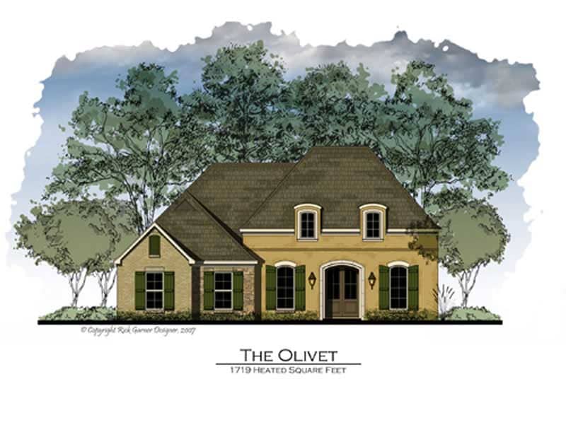 Color Rendering of this house plan
