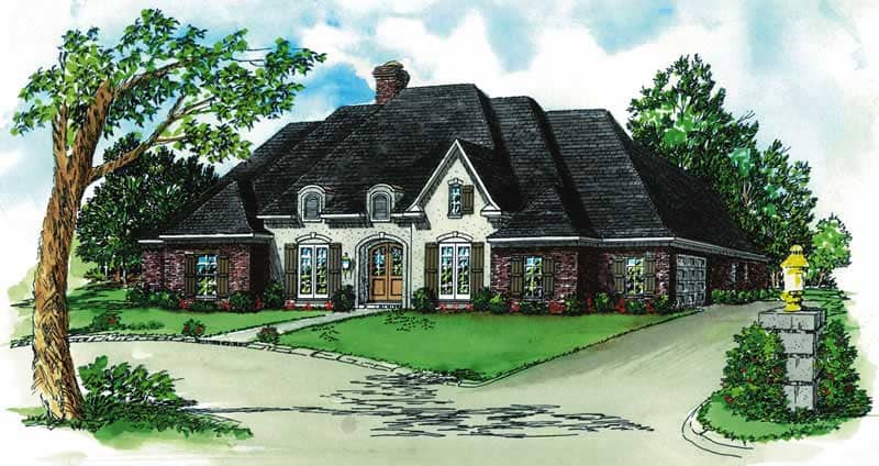 Main image for European house plan # 1896