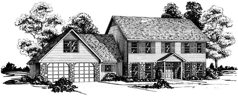 Main image for Country house plan # 1869