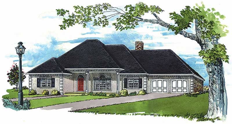 Main image for European house plan # 1801
