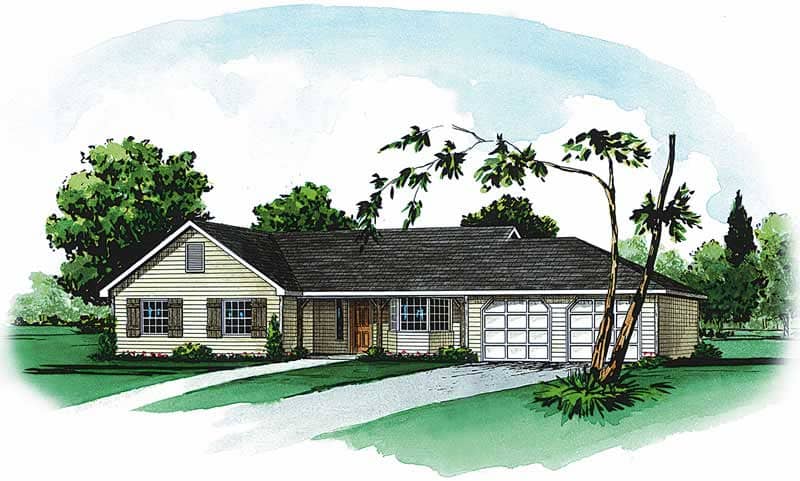 Main image for Farmhouse Home plans # 1756
