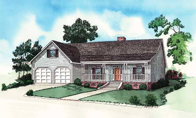 Main image for traditional home plan # 10240