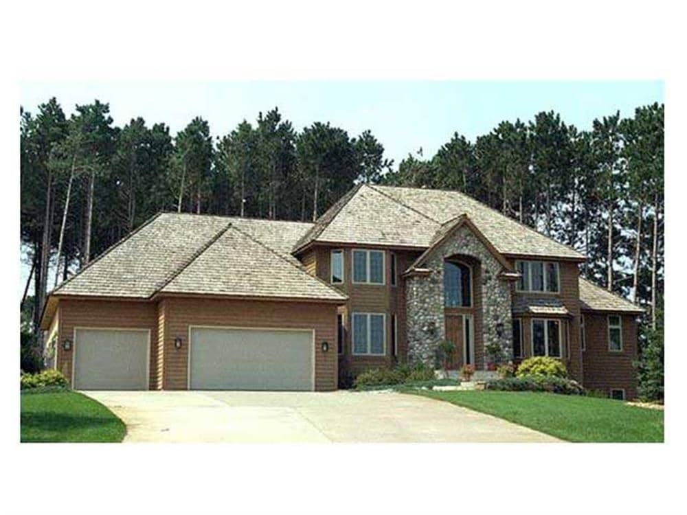 Front photo of European House Plan #165-1006