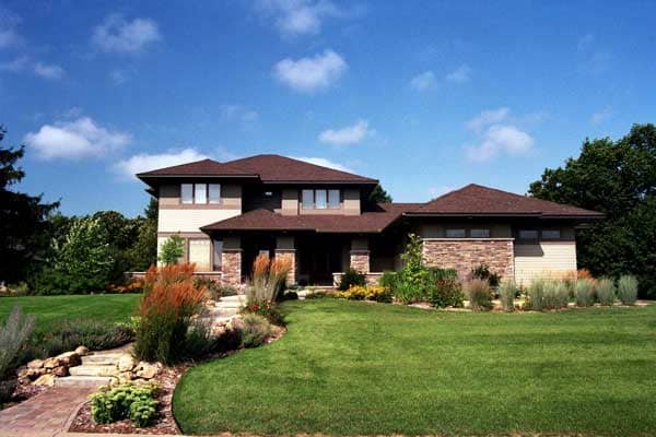 European Homeplans CLS-2811 front elevation photo.