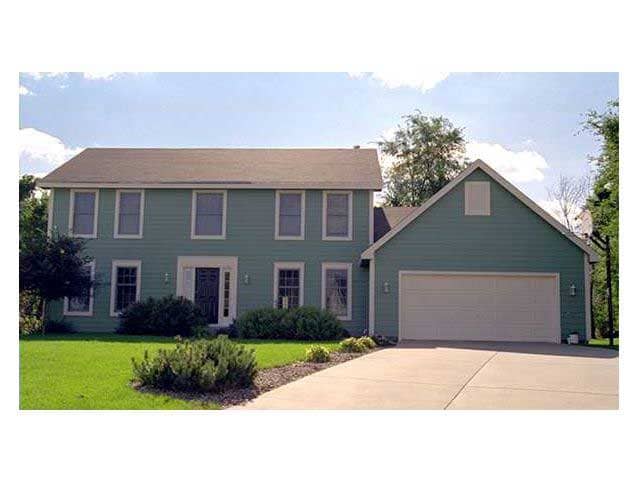 Front Elevation for Colonial House Plans CLS-2100.